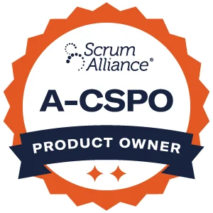 Advanced Certified Scrum Product Owner badge
